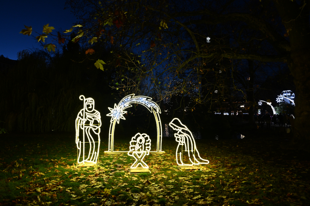 Bethlehem in park, Karlovy Vary.