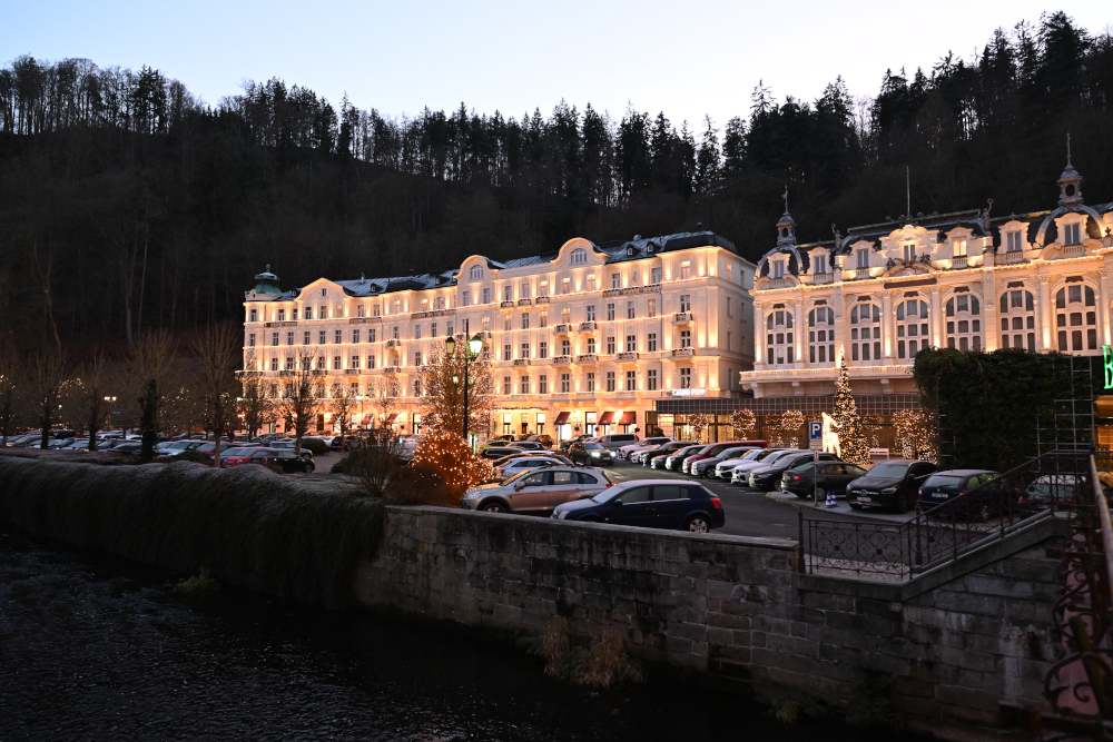 Grand Hotel Pupp in Karlovy Vary in Christmass time