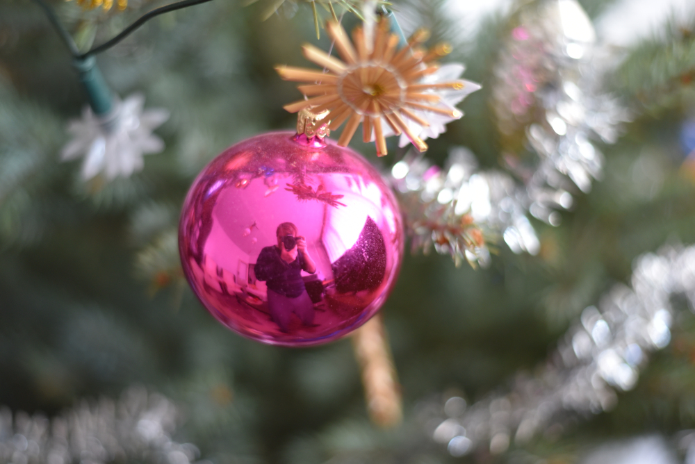 Detail of christmas ornament.